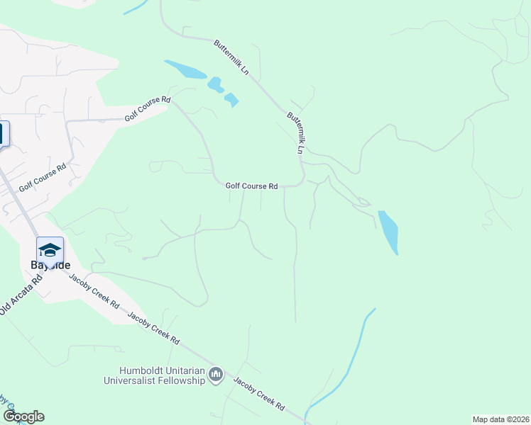 map of restaurants, bars, coffee shops, grocery stores, and more near 2528 Golf Course Road in Bayside