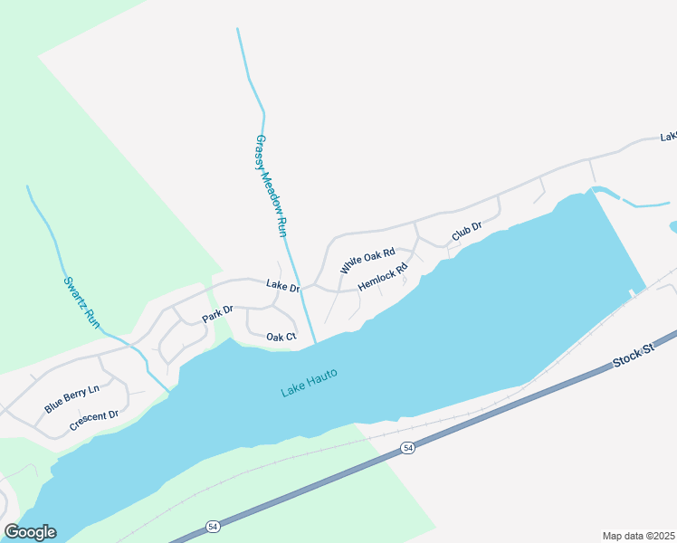 map of restaurants, bars, coffee shops, grocery stores, and more near 32 White Oak Road in Nesquehoning