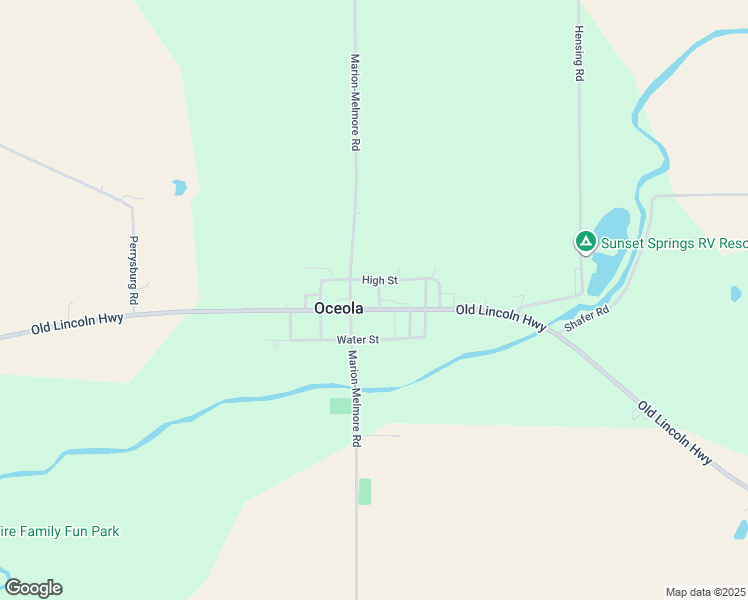 map of restaurants, bars, coffee shops, grocery stores, and more near 412 Lincoln Highway in Bucyrus