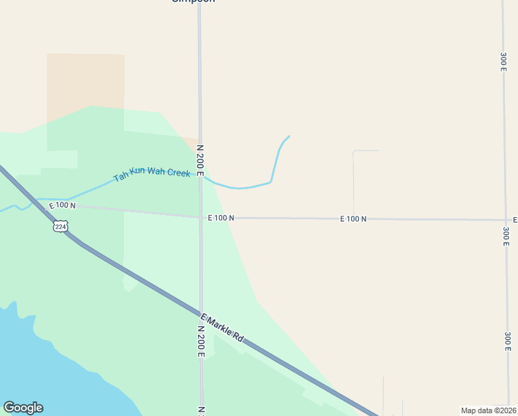 map of restaurants, bars, coffee shops, grocery stores, and more near 2208 East 100 North in Huntington