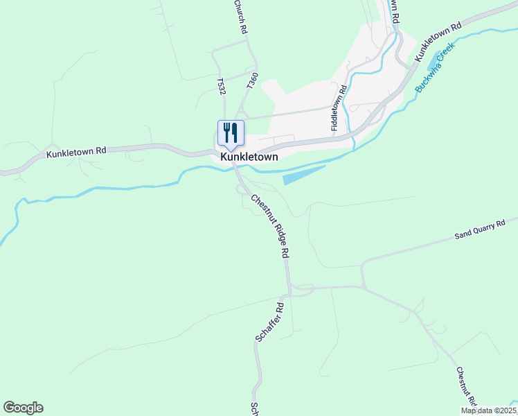 map of restaurants, bars, coffee shops, grocery stores, and more near in Kunkletown