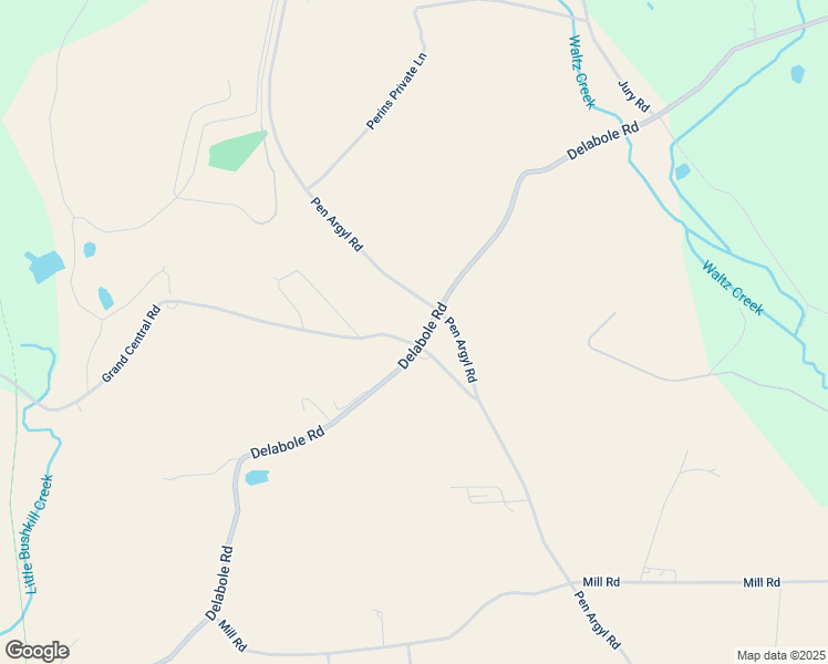 map of restaurants, bars, coffee shops, grocery stores, and more near 1901-1945 Pen Argyl Road in Pen Argyl