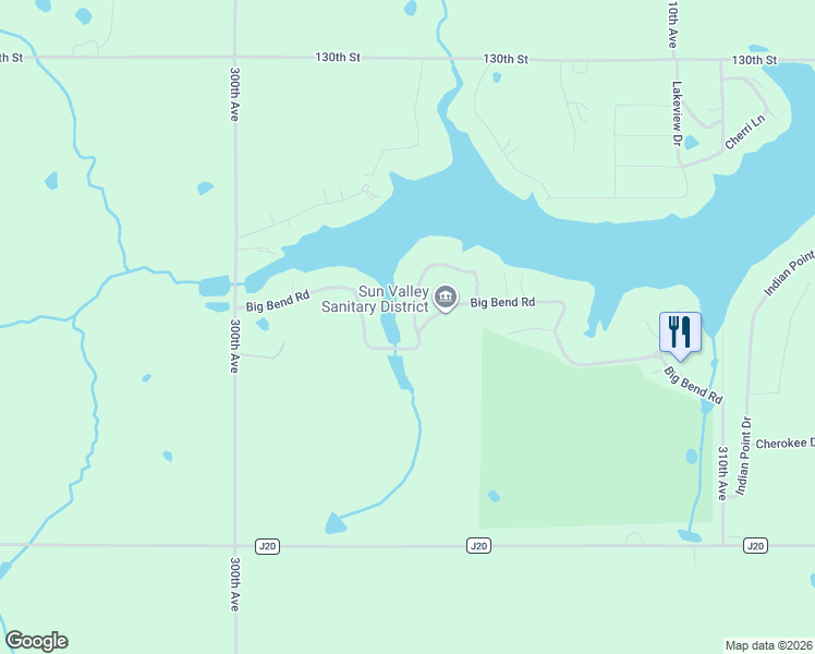 map of restaurants, bars, coffee shops, grocery stores, and more near 2058A Big Bend Road in Ellston