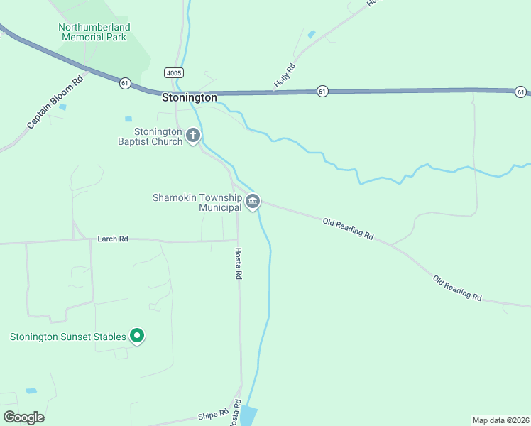 map of restaurants, bars, coffee shops, grocery stores, and more near 174 Old Reading Road in Sunbury