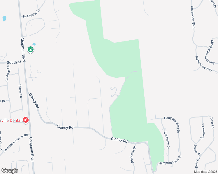 map of restaurants, bars, coffee shops, grocery stores, and more near 24 Vista Drive in Manorville