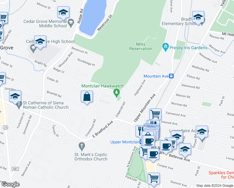 2 Old Quarry Road, Upper Montclair NJ Walk Score