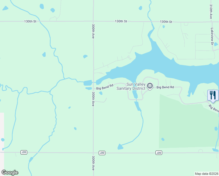 map of restaurants, bars, coffee shops, grocery stores, and more near 2058A Big Bend Road in Ellston