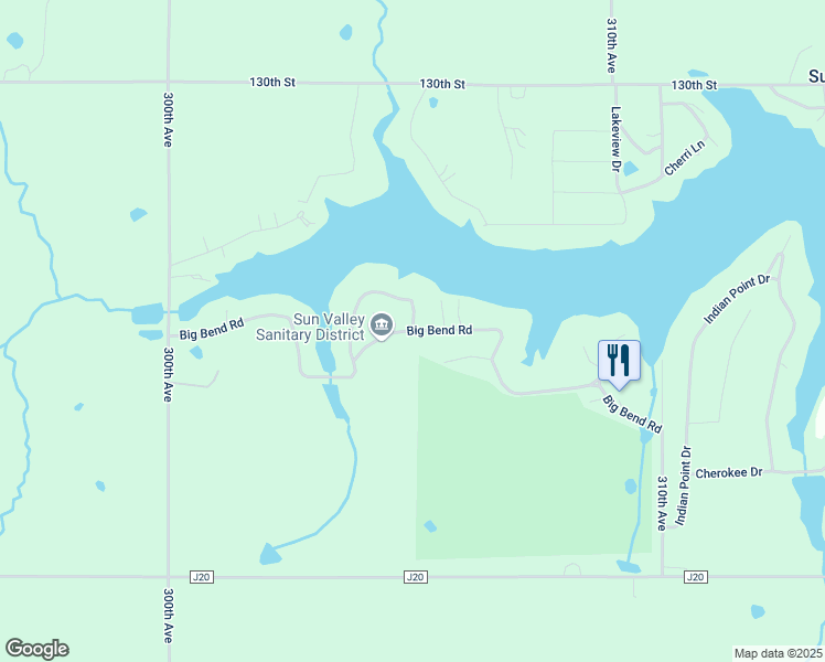 map of restaurants, bars, coffee shops, grocery stores, and more near Big Bend Road in Ellston
