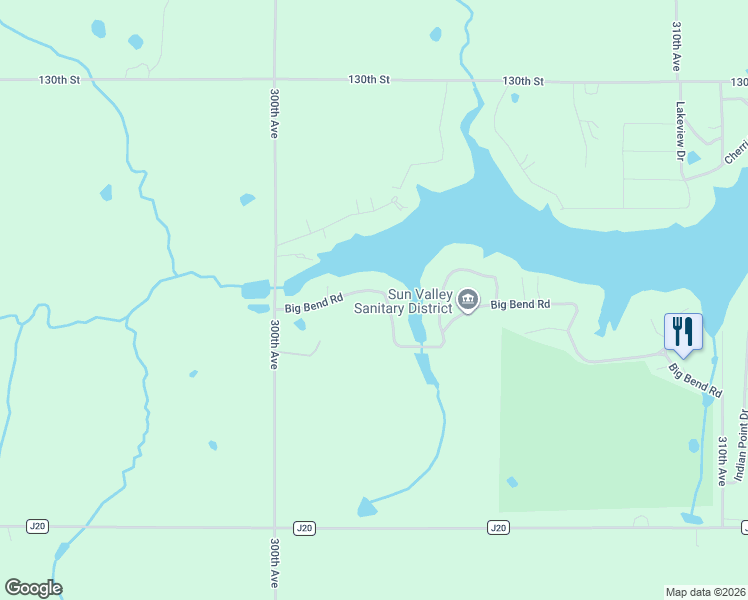 map of restaurants, bars, coffee shops, grocery stores, and more near Big Bend Road in Ellston