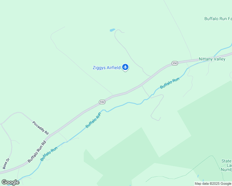 map of restaurants, bars, coffee shops, grocery stores, and more near 3291 Buffalo Run Road in Bellefonte