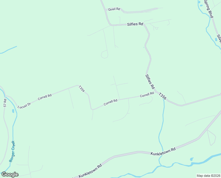 map of restaurants, bars, coffee shops, grocery stores, and more near 2512 Mountain View Drive in Kunkletown