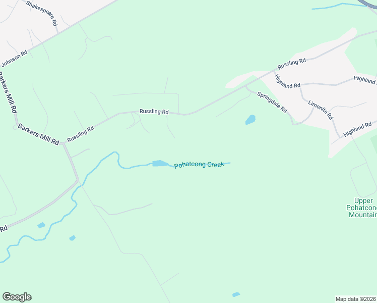 map of restaurants, bars, coffee shops, grocery stores, and more near 97A Russling Road in Hackettstown