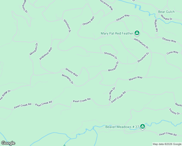 map of restaurants, bars, coffee shops, grocery stores, and more near 19 Axtupi Court in Red Feather Lakes