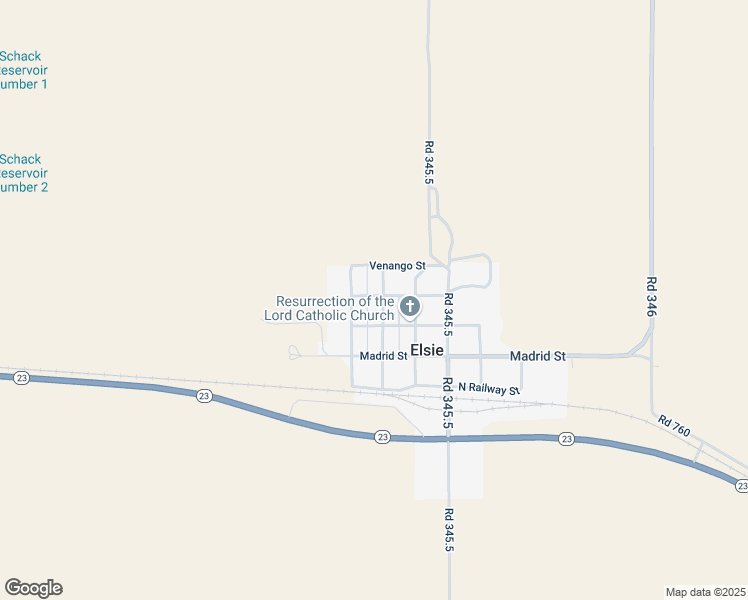 map of restaurants, bars, coffee shops, grocery stores, and more near 102 Lisbon Street in Elsie