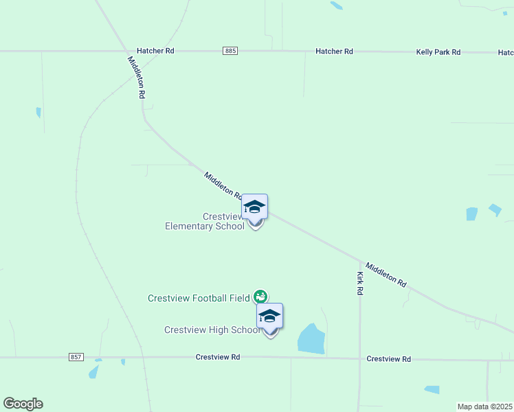 map of restaurants, bars, coffee shops, grocery stores, and more near 3407 Middleton Road in New Waterford