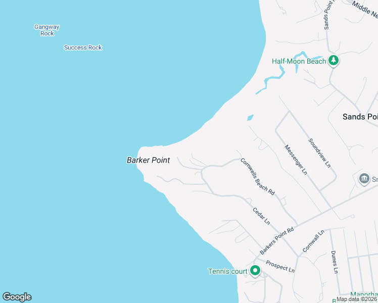 map of restaurants, bars, coffee shops, grocery stores, and more near 73 Cornwells Beach Road in Port Washington