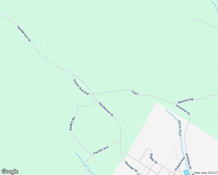 map of restaurants, bars, coffee shops, grocery stores, and more near 113 Ocean Avenue in Houtzdale
