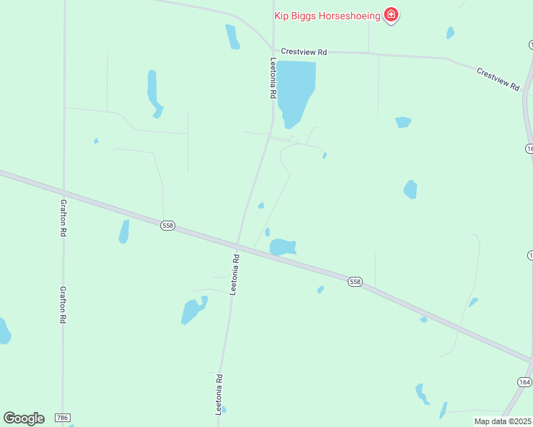 map of restaurants, bars, coffee shops, grocery stores, and more near 39654 Ohio 558 in Leetonia