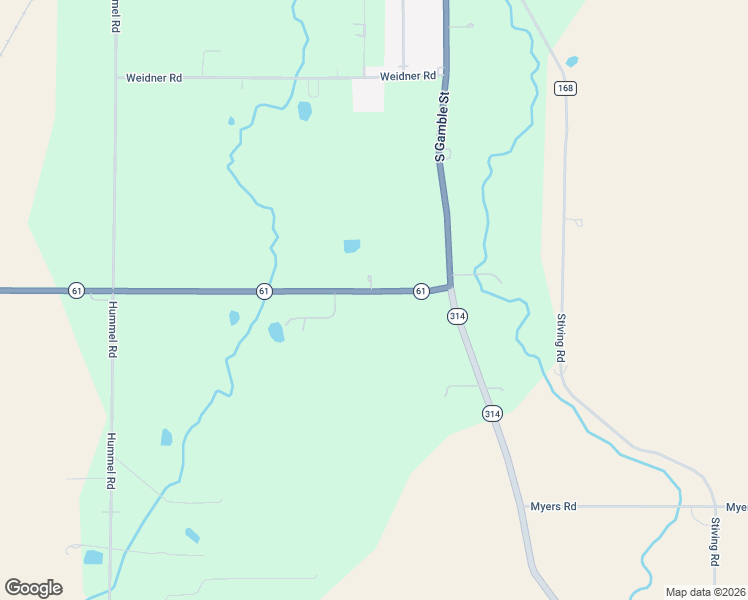 map of restaurants, bars, coffee shops, grocery stores, and more near 4189 Ohio 61 in Shelby