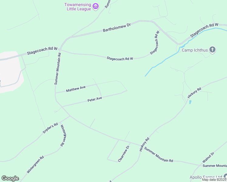 map of restaurants, bars, coffee shops, grocery stores, and more near 395 Peter Avenue in Palmerton