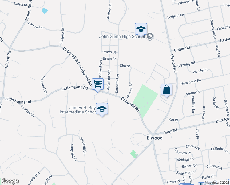 map of restaurants, bars, coffee shops, grocery stores, and more near 292A Cuba Hill Road in Huntington