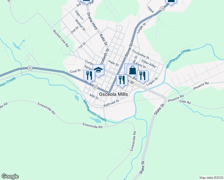 709 Stone Street, Osceola Mills PA Walk Score