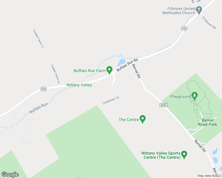 map of restaurants, bars, coffee shops, grocery stores, and more near Timberton Circle in Bellefonte