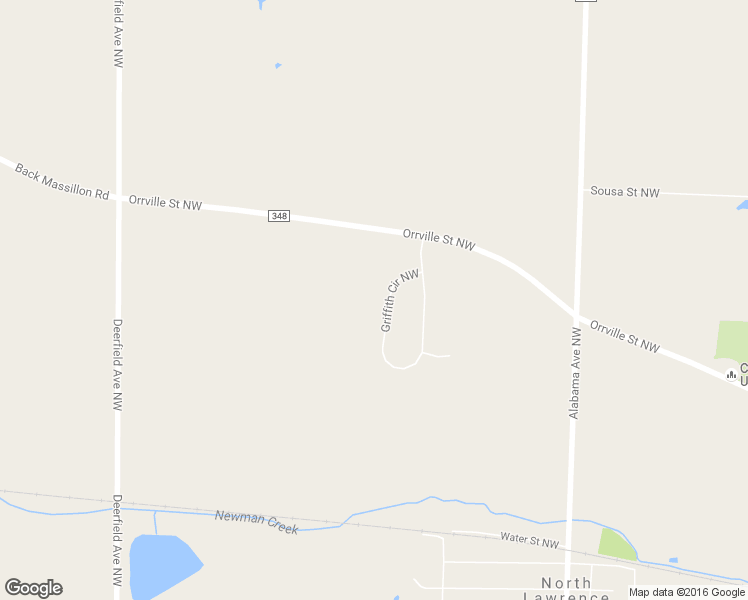 map of restaurants, bars, coffee shops, grocery stores, and more near 4360 Griffith Circle Northwest in North Lawrence