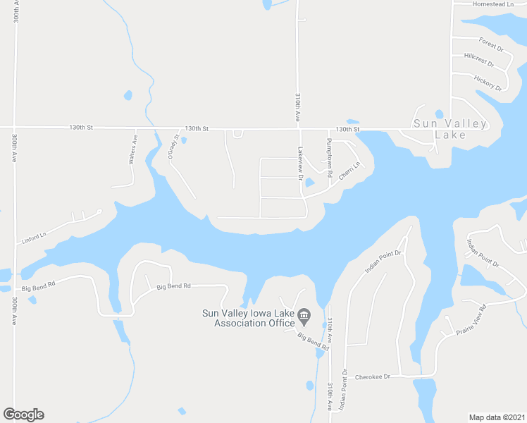 map of restaurants, bars, coffee shops, grocery stores, and more near 47 Lakeview Drive in Ellston