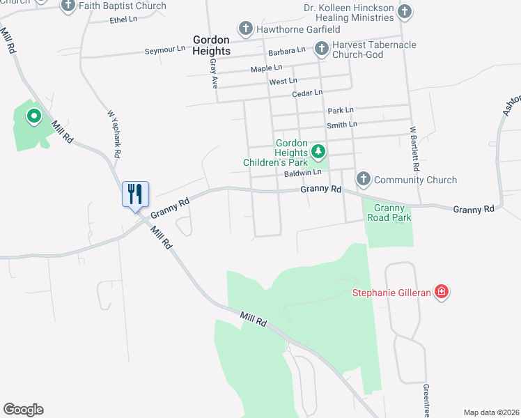 map of restaurants, bars, coffee shops, grocery stores, and more near 7 Dourland Road in Medford