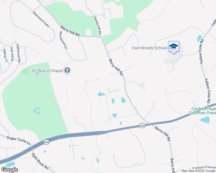 map of restaurants, bars, coffee shops, grocery stores, and more near 27 Amber Lane in Oyster Bay