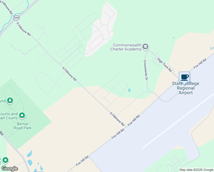 map of restaurants, bars, coffee shops, grocery stores, and more near 3062 Wolf Hall in State College