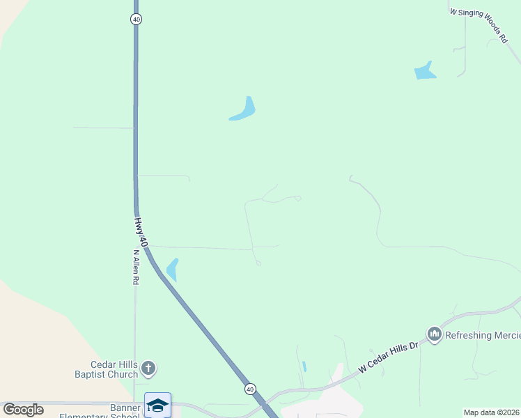 map of restaurants, bars, coffee shops, grocery stores, and more near 2026 West Bristol Hollow Road in Dunlap