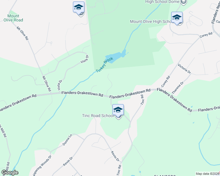 map of restaurants, bars, coffee shops, grocery stores, and more near 2 Greenbriar Court in Mount Olive