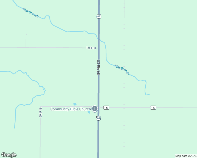 map of restaurants, bars, coffee shops, grocery stores, and more near 21876 U.S. 68 in Williamstown