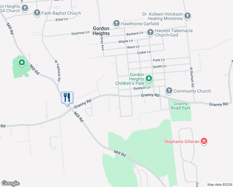 map of restaurants, bars, coffee shops, grocery stores, and more near 56 Baldwin Lane in Medford