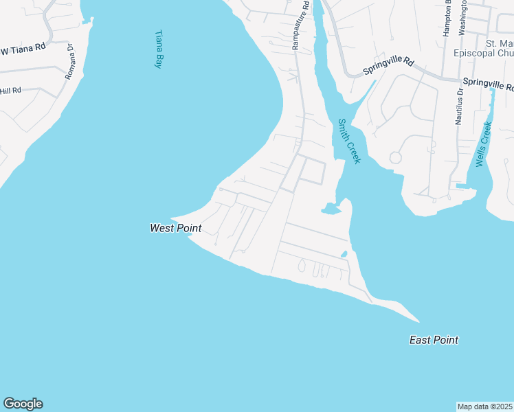 map of restaurants, bars, coffee shops, grocery stores, and more near 11 Mineola Court in Hampton Bays