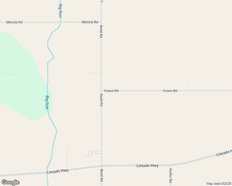 map of restaurants, bars, coffee shops, grocery stores, and more near 8210 Evans Road in Fort Jennings