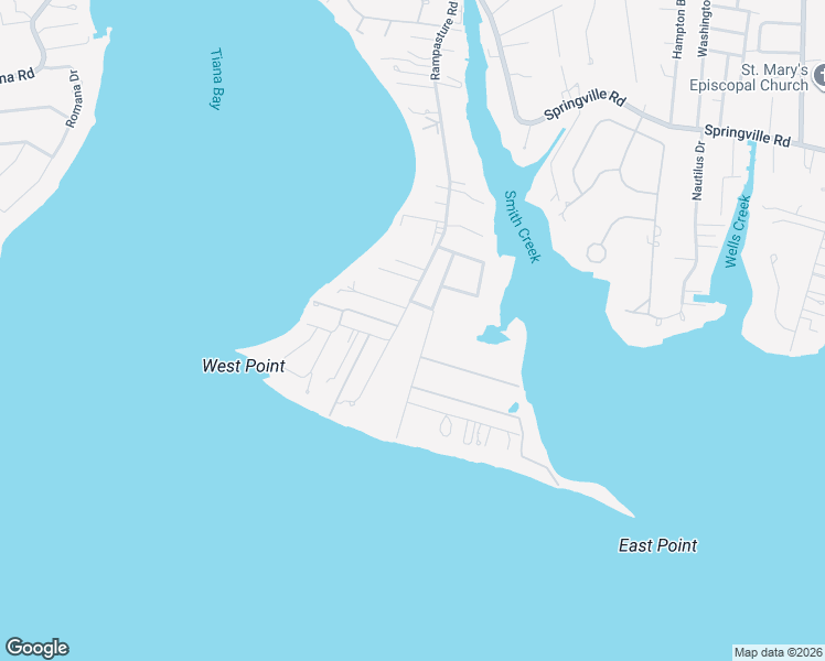 map of restaurants, bars, coffee shops, grocery stores, and more near 70 Rampasture Road in Hampton Bays