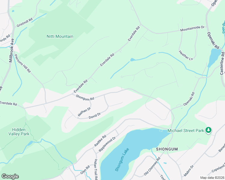 map of restaurants, bars, coffee shops, grocery stores, and more near 33 Shongum Road in Randolph