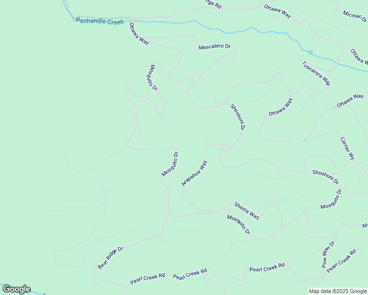 map of restaurants, bars, coffee shops, grocery stores, and more near 38 Ofo Court in Red Feather Lakes