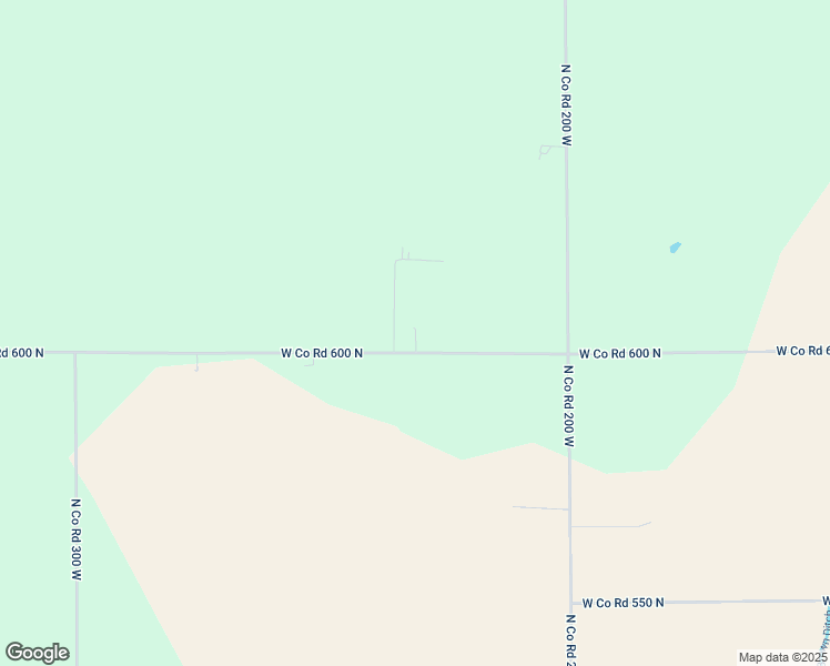 map of restaurants, bars, coffee shops, grocery stores, and more near 2300 West Co Road 600 North in Lucerne