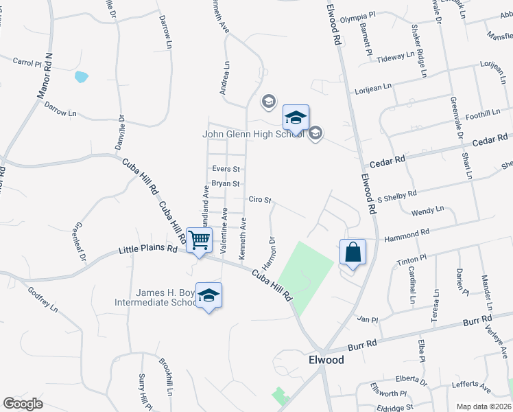 map of restaurants, bars, coffee shops, grocery stores, and more near 75 Ciro Street in Huntington
