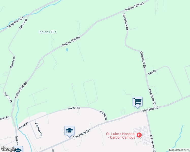 map of restaurants, bars, coffee shops, grocery stores, and more near 316 Knoll Drive in Lehighton