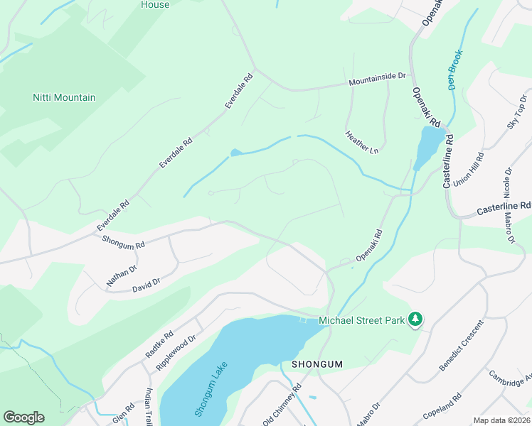 map of restaurants, bars, coffee shops, grocery stores, and more near 51 Shongum Road in Randolph