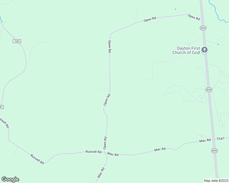 map of restaurants, bars, coffee shops, grocery stores, and more near 263 Open Road in Dayton
