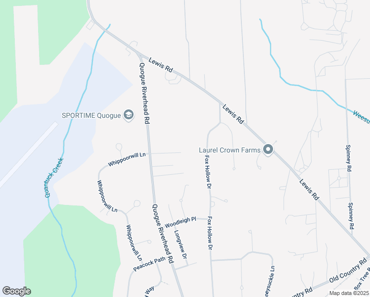 map of restaurants, bars, coffee shops, grocery stores, and more near 2620 Quogue Riverhead Road in East Quogue