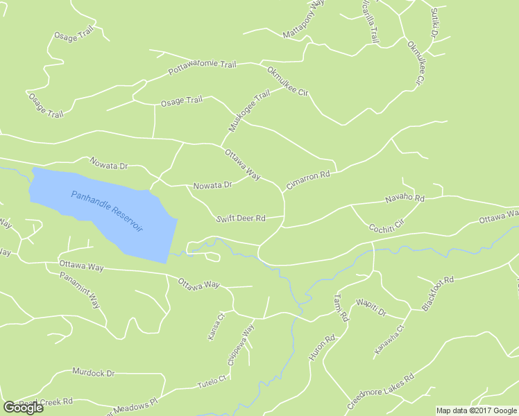 map of restaurants, bars, coffee shops, grocery stores, and more near 312 Swift Deer Road in Red Feather Lakes