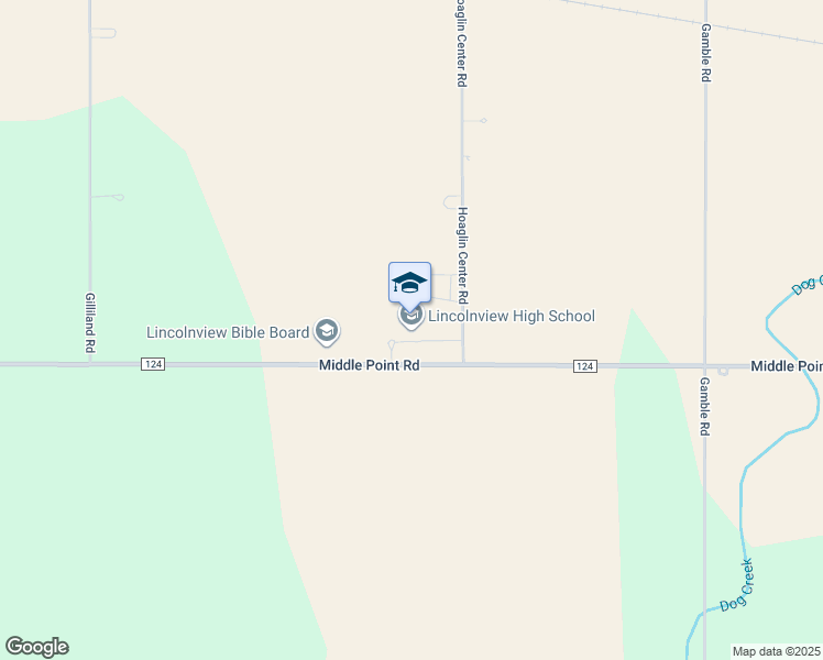 map of restaurants, bars, coffee shops, grocery stores, and more near 15945 Middle Point Road in Van Wert