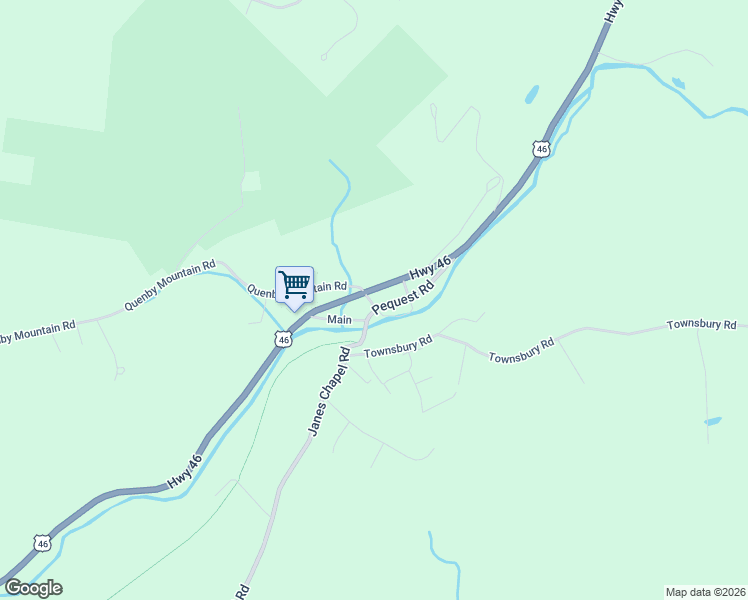 map of restaurants, bars, coffee shops, grocery stores, and more near 748 Pequest Road in Liberty